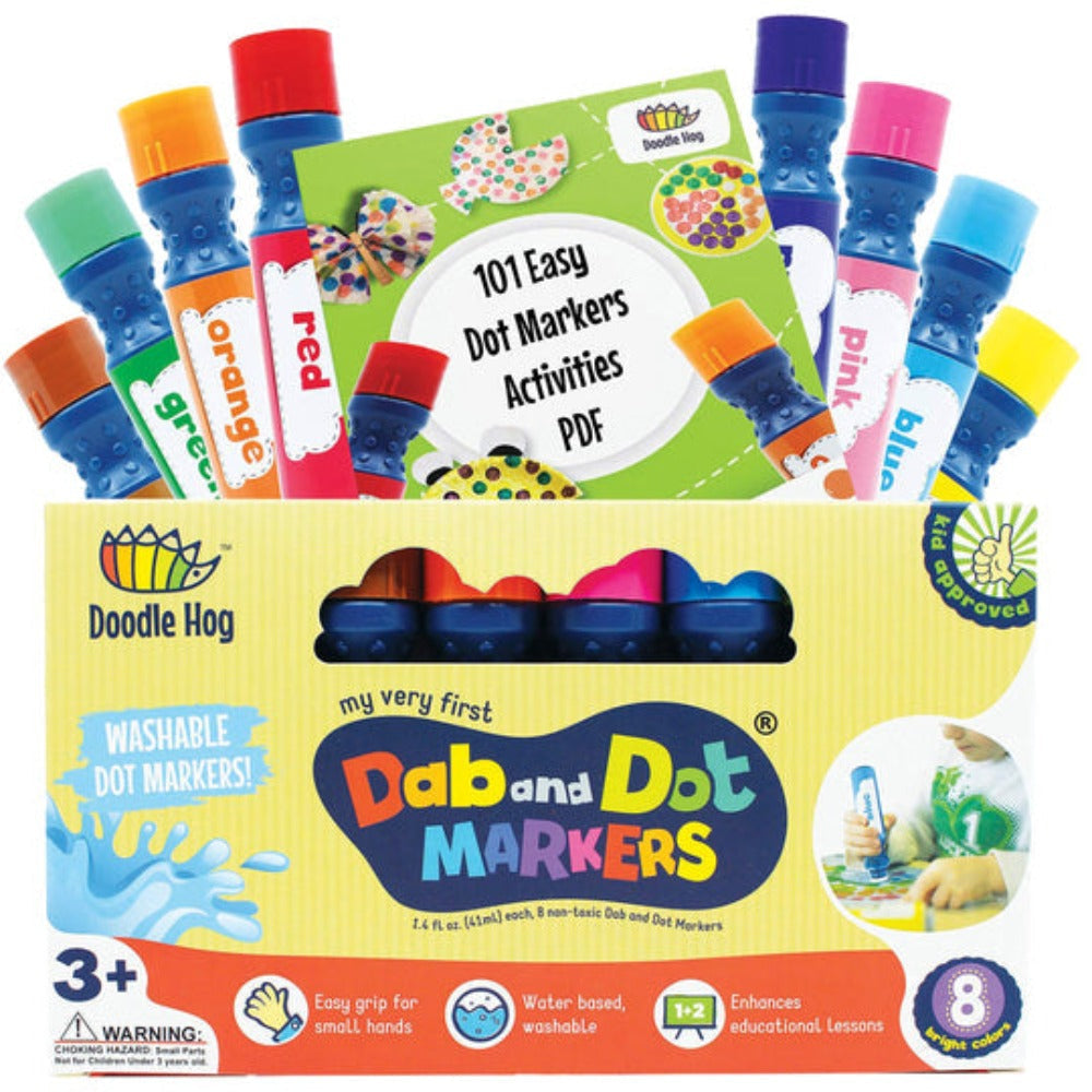 Doodle Hog Dot Markers-Arts & Crafts-Doodle Hog-Toycra