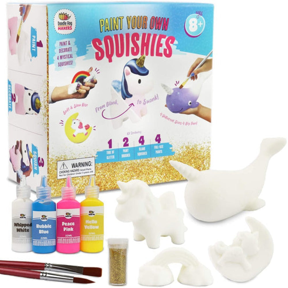 Doodle Hog Squishies Paint Kit -Unicorn-Arts & Crafts-Doodle Hog-Toycra