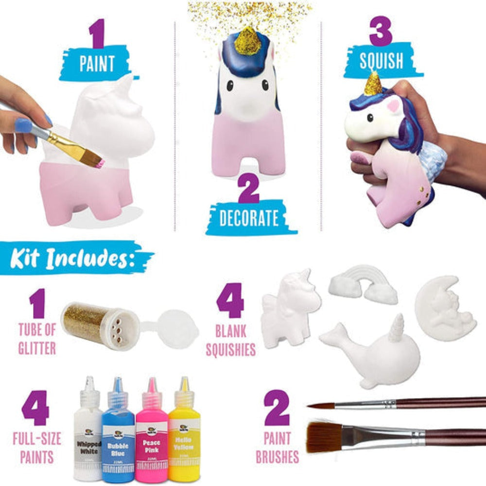 Doodle Hog Squishies Paint Kit -Unicorn-Arts & Crafts-Doodle Hog-Toycra