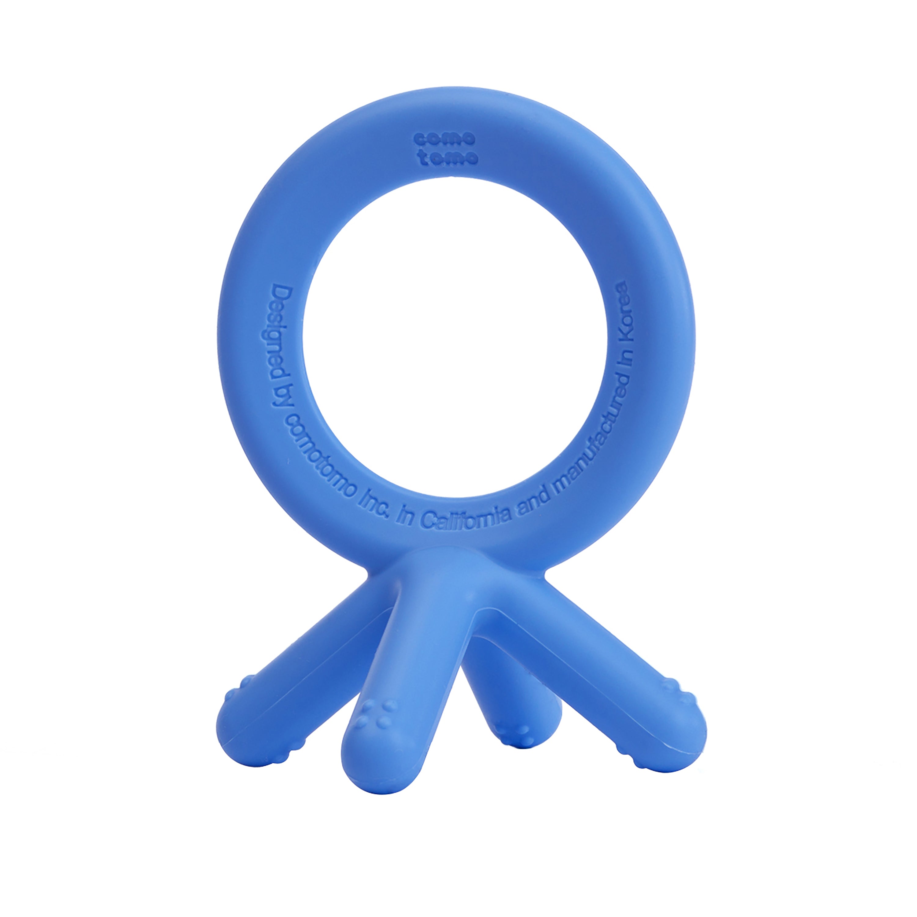 Comotomo Silicone Teether, Blue