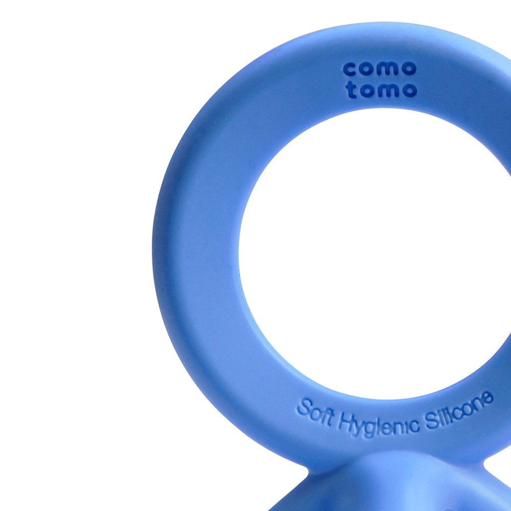 Comotomo Silicone Teether, Blue