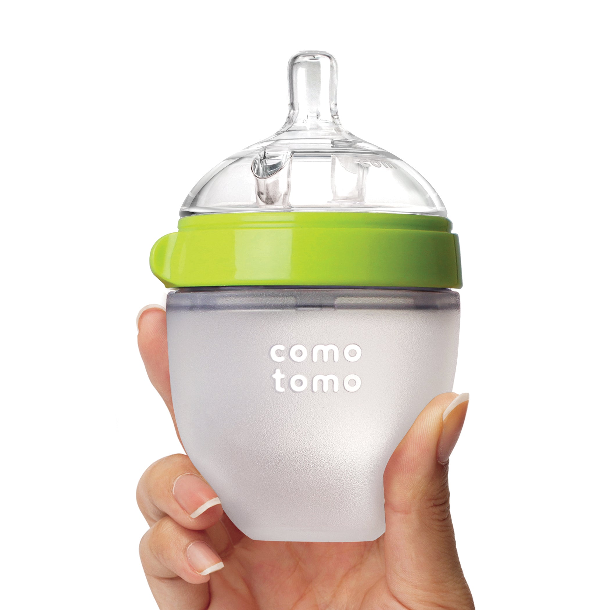 Comotomo Silicone Feeding Bottle 150ml, Green