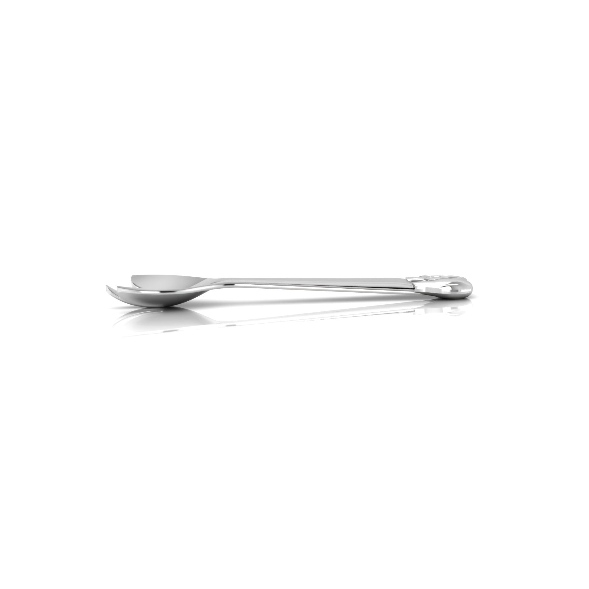 Sterling Silver Spoon/Fork Set - Elephant