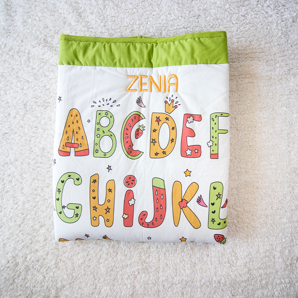 Easy Peasy Abc - Reversible Comfort Quilt