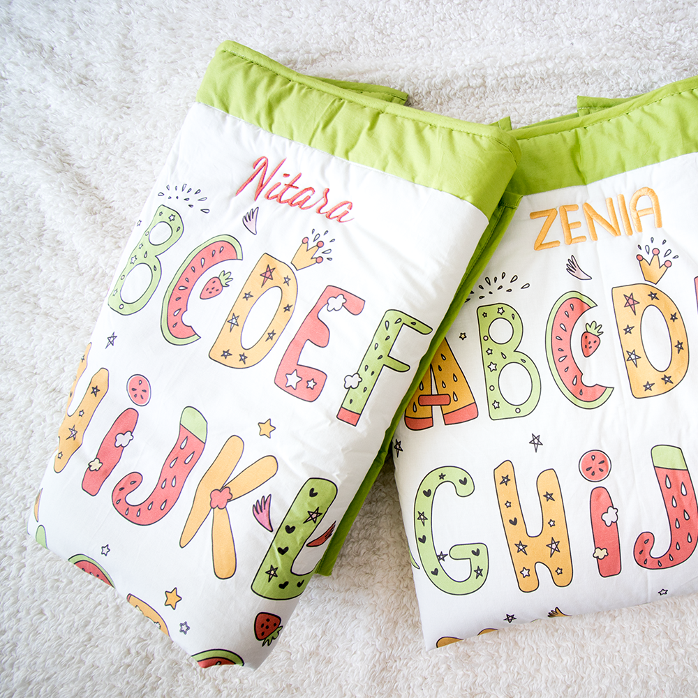 Easy Peasy Abc - Reversible Comfort Quilt