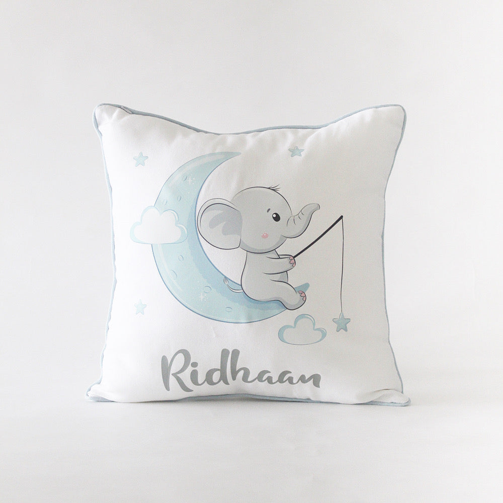 Personalised Ellie Cushion - Blue