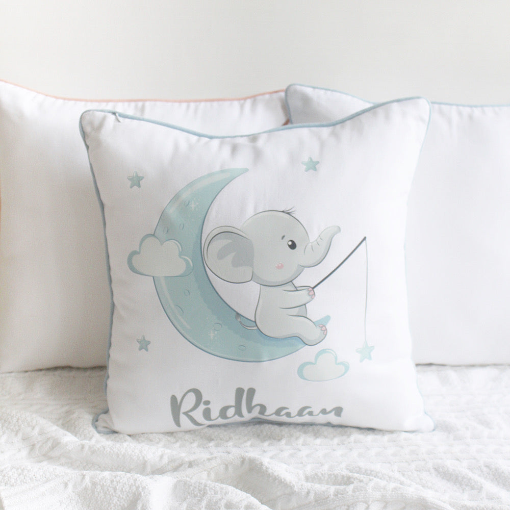Personalised Ellie Cushion - Blue