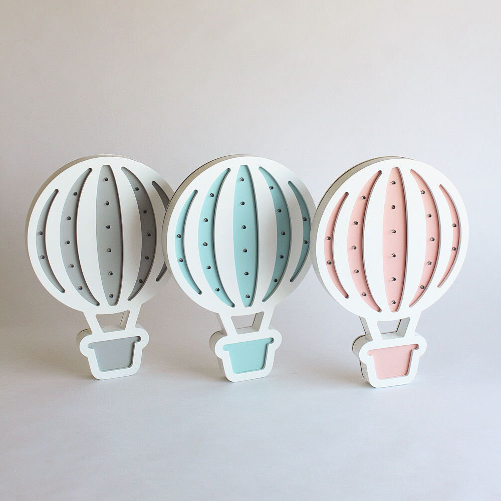 Hot Air Balloon Light - Pink