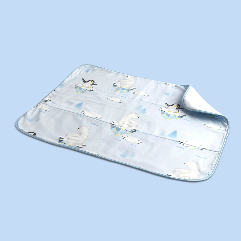 Fancy Fluff Organic Bed Protector - Arctic