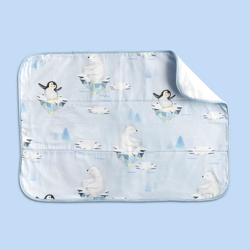Fancy Fluff Organic Bed Protector - Arctic