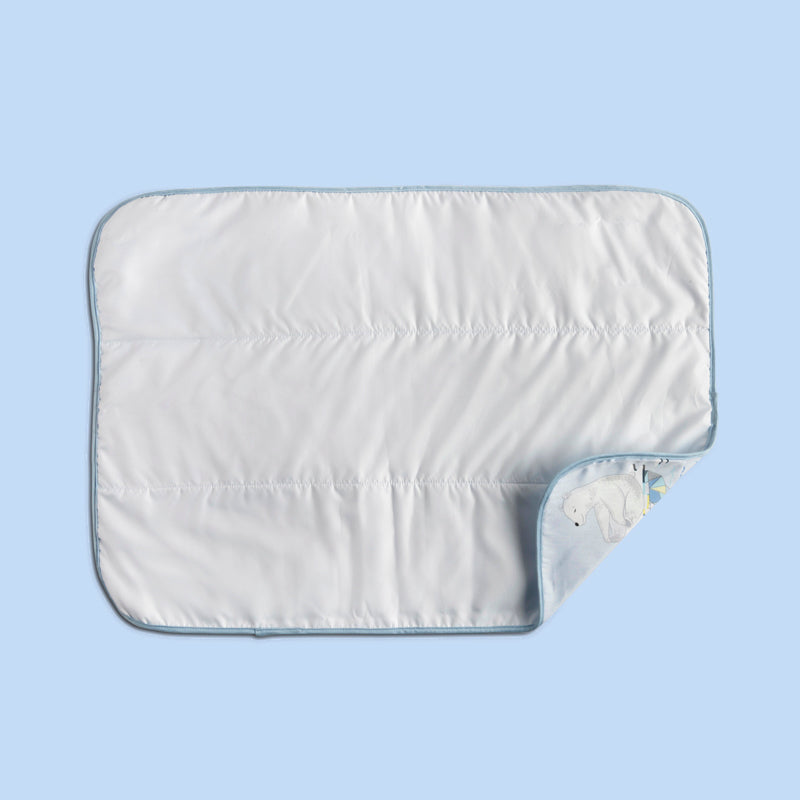 Fancy Fluff Organic Bed Protector - Arctic