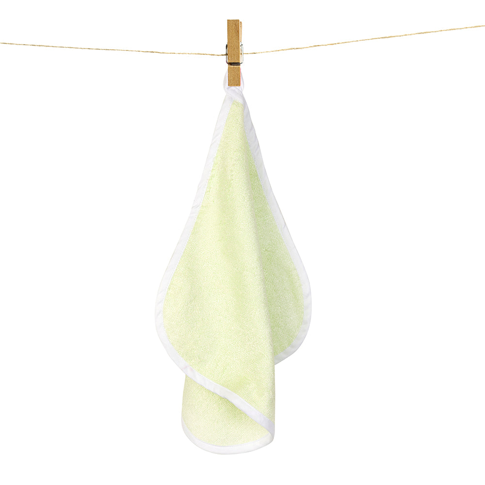 FancyFluff Pack of 3 Bamboo Cotton Washcloth - Blue