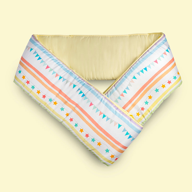 Organic Cot Half Bumper - Carnival