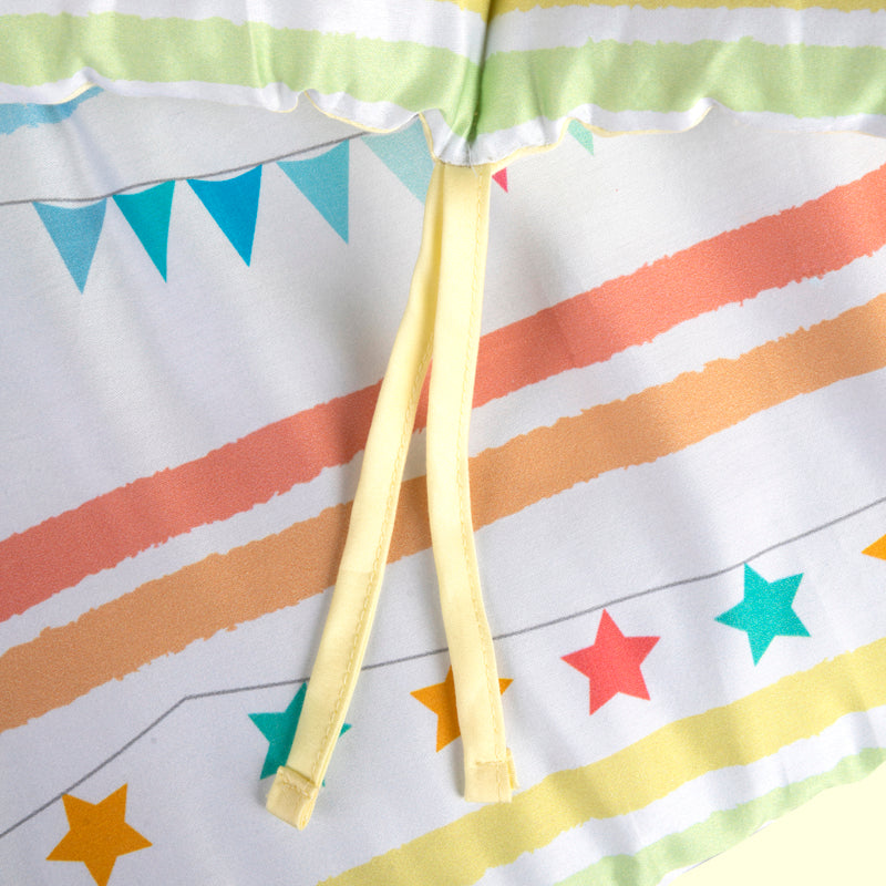 Organic Cot Half Bumper - Carnival