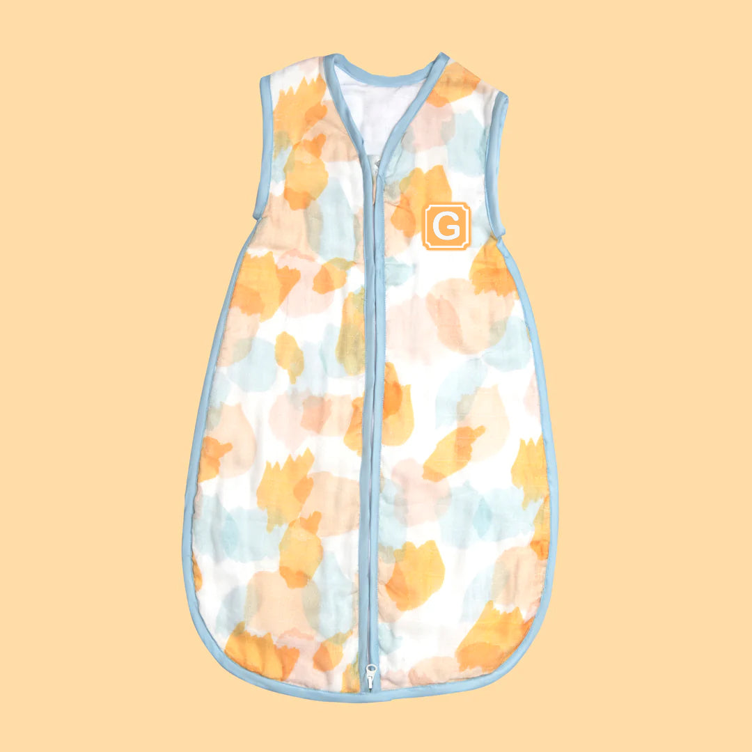 Bamboo Muslin Sleeping Bag - Shibori