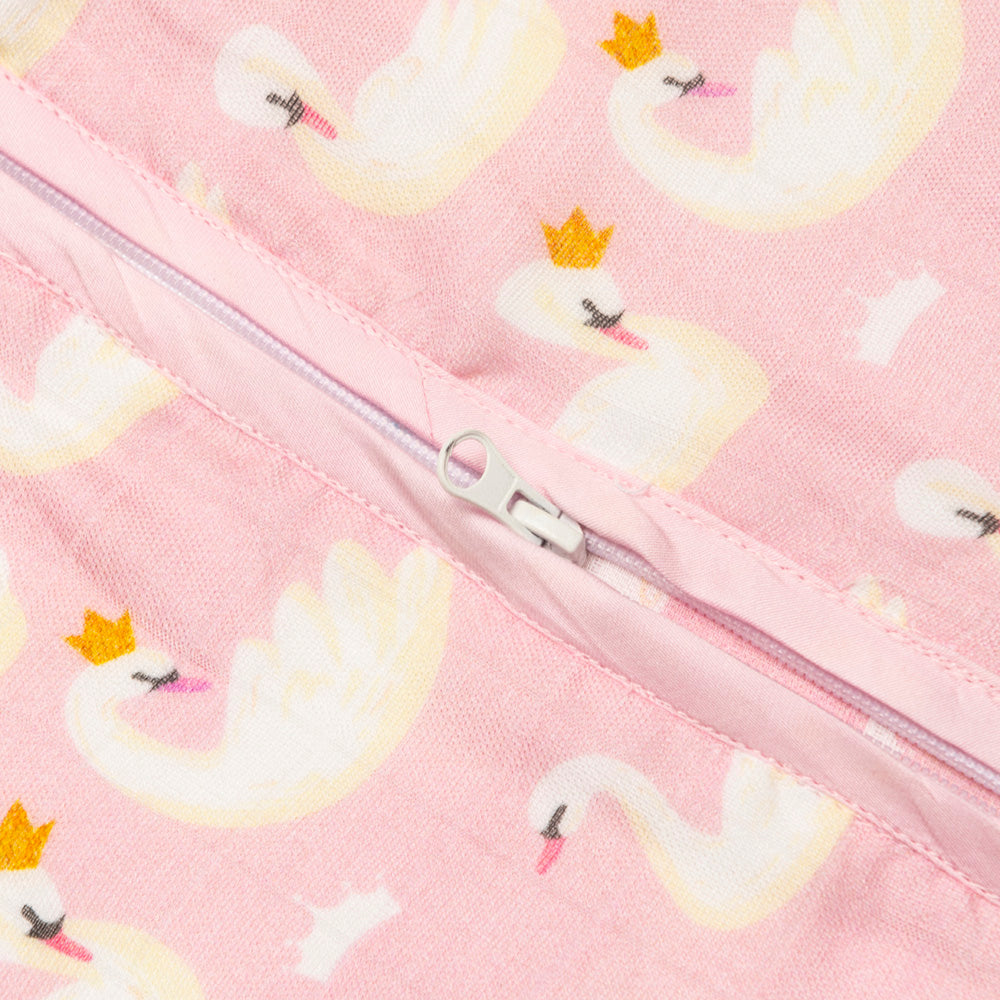 Bamboo Muslin Sleeping Bag - Swan