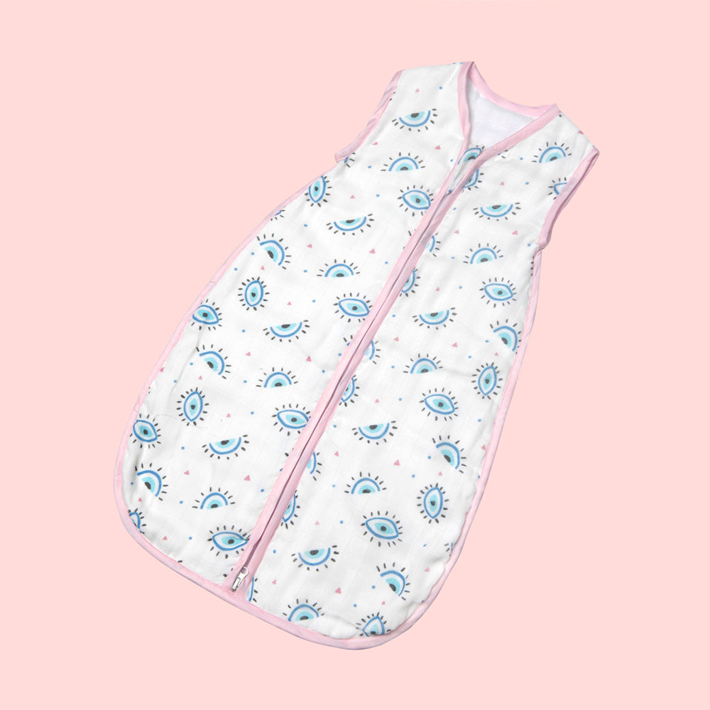 Bamboo Muslin Sleeping Bag - Rainbow