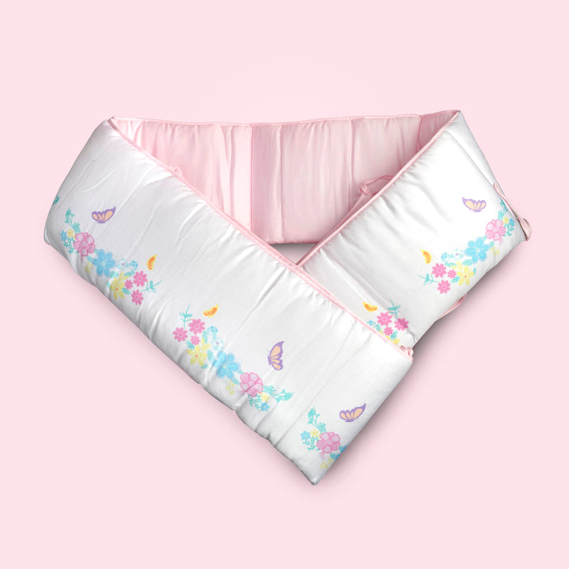 Organic Cot Half Bumper - Unicorn