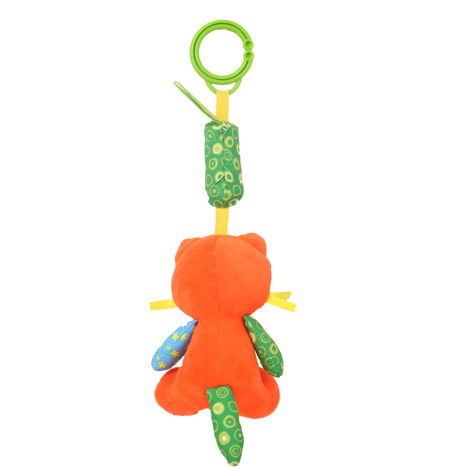 Fox Orange And Green Hanging Musical Toy