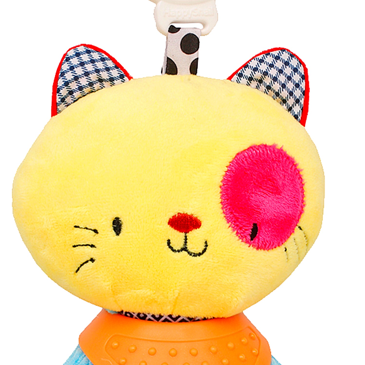 Baby Moo Mr. Patches Yellow Premium Hanging Toy With Teether