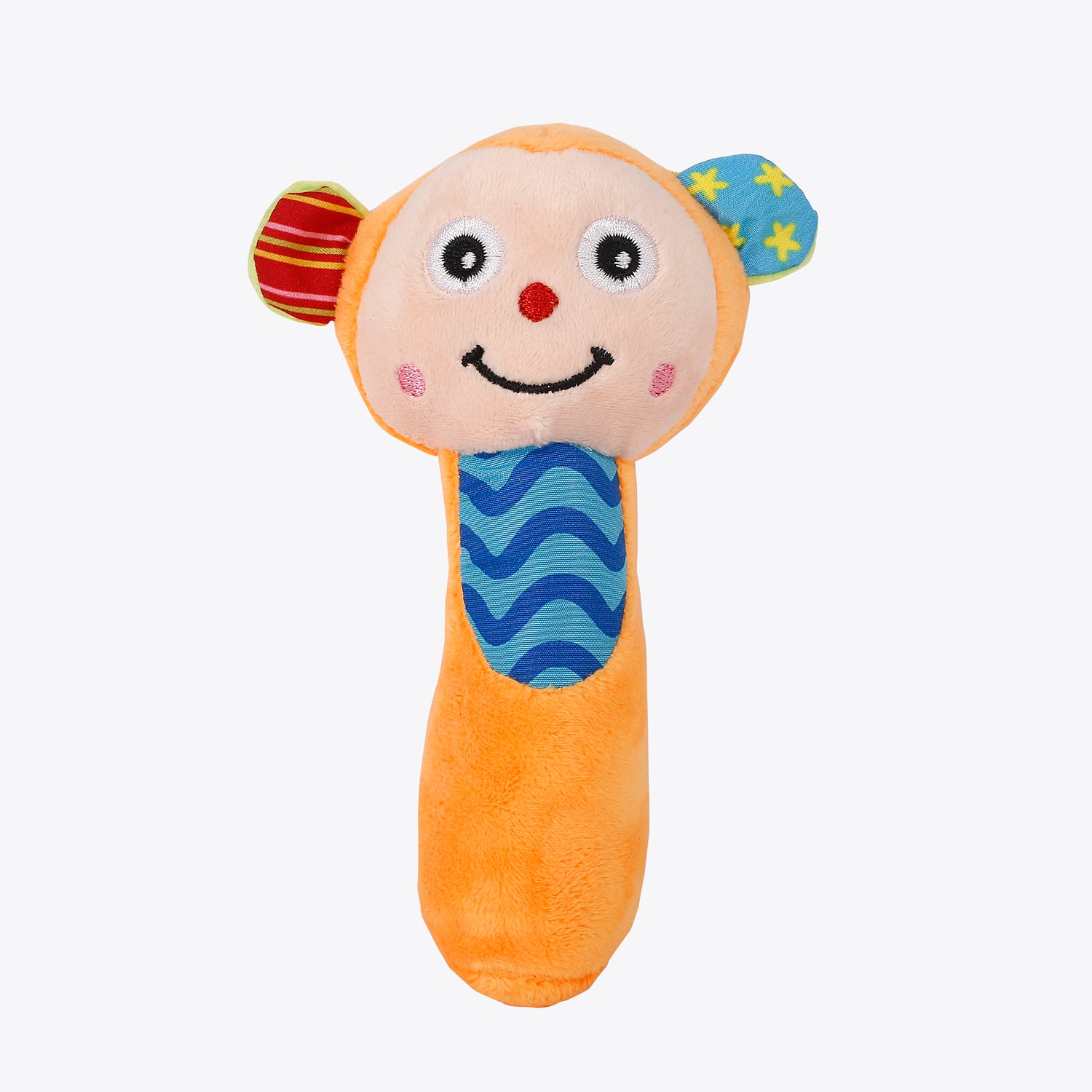 Baby Moo Cute Cub Orange Rattle