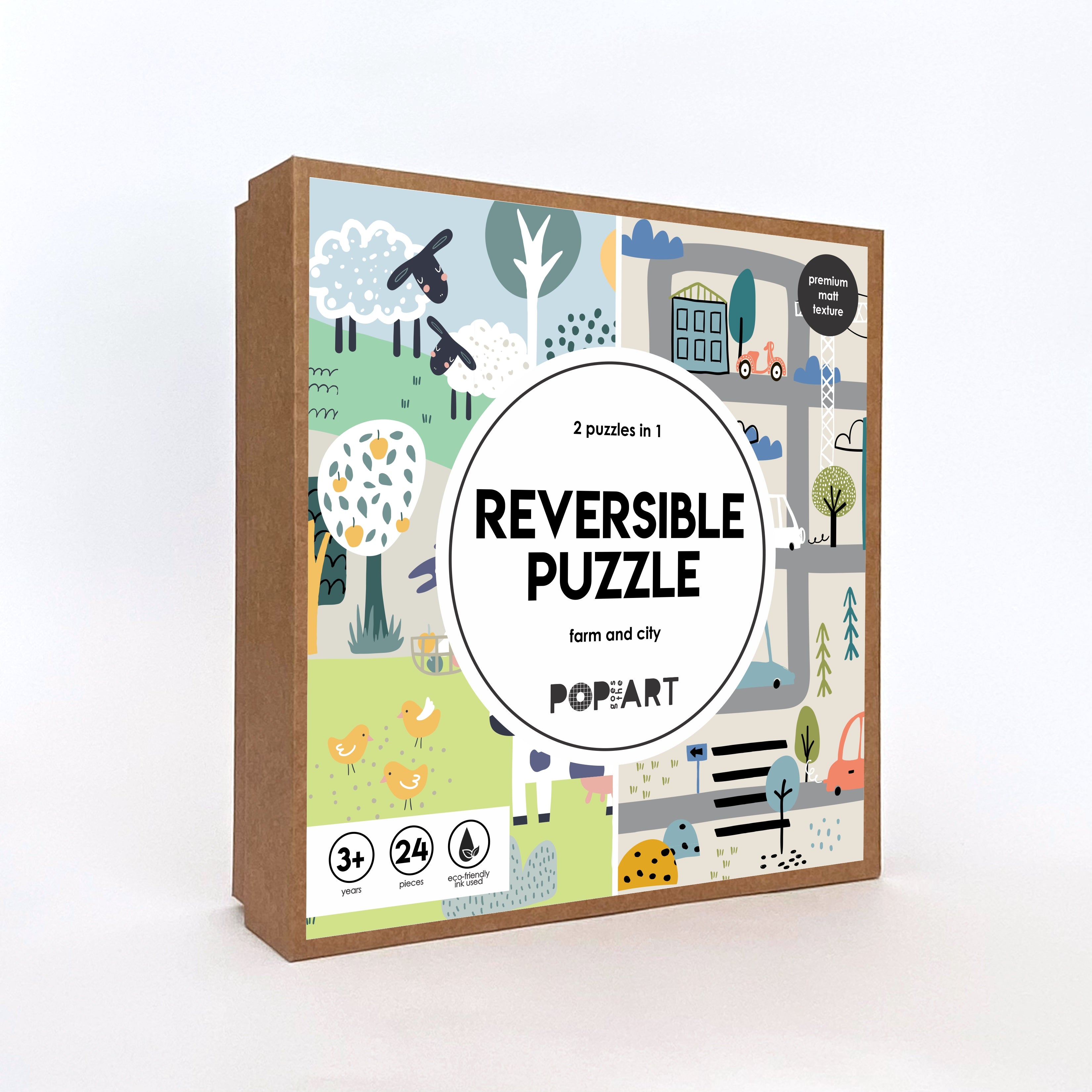 Reversible Puzzle | Farm and City