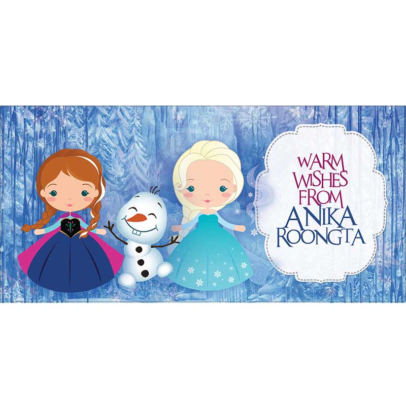 Personalised Envelopes - Frozen, Set of 25