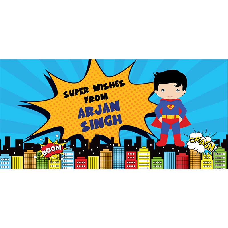 Personalised Envelopes - Superboy, Set of 25