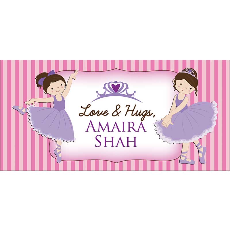 Personalised Envelopes - Ballerina, Set of 25