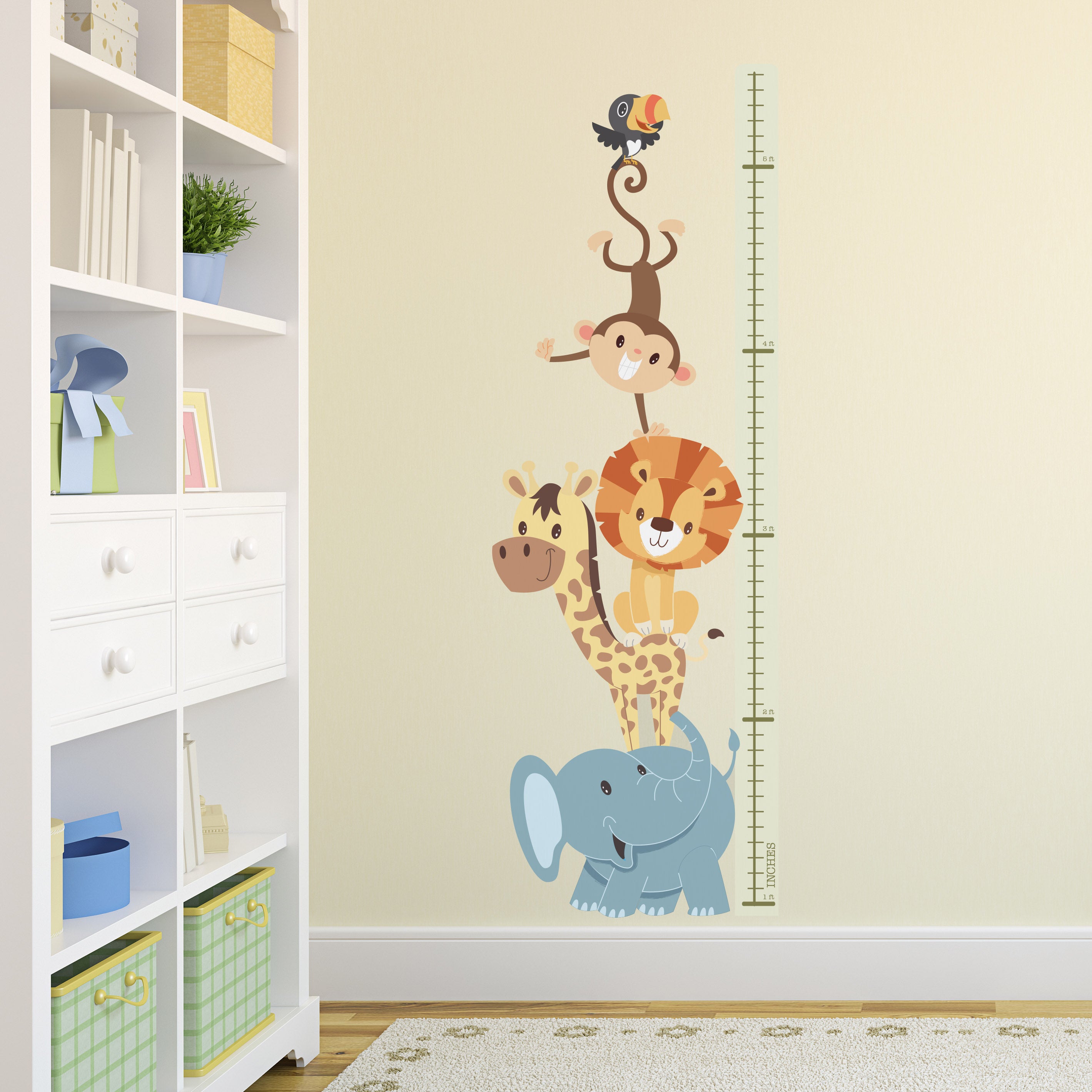 Height Chart Sticker -  Animals