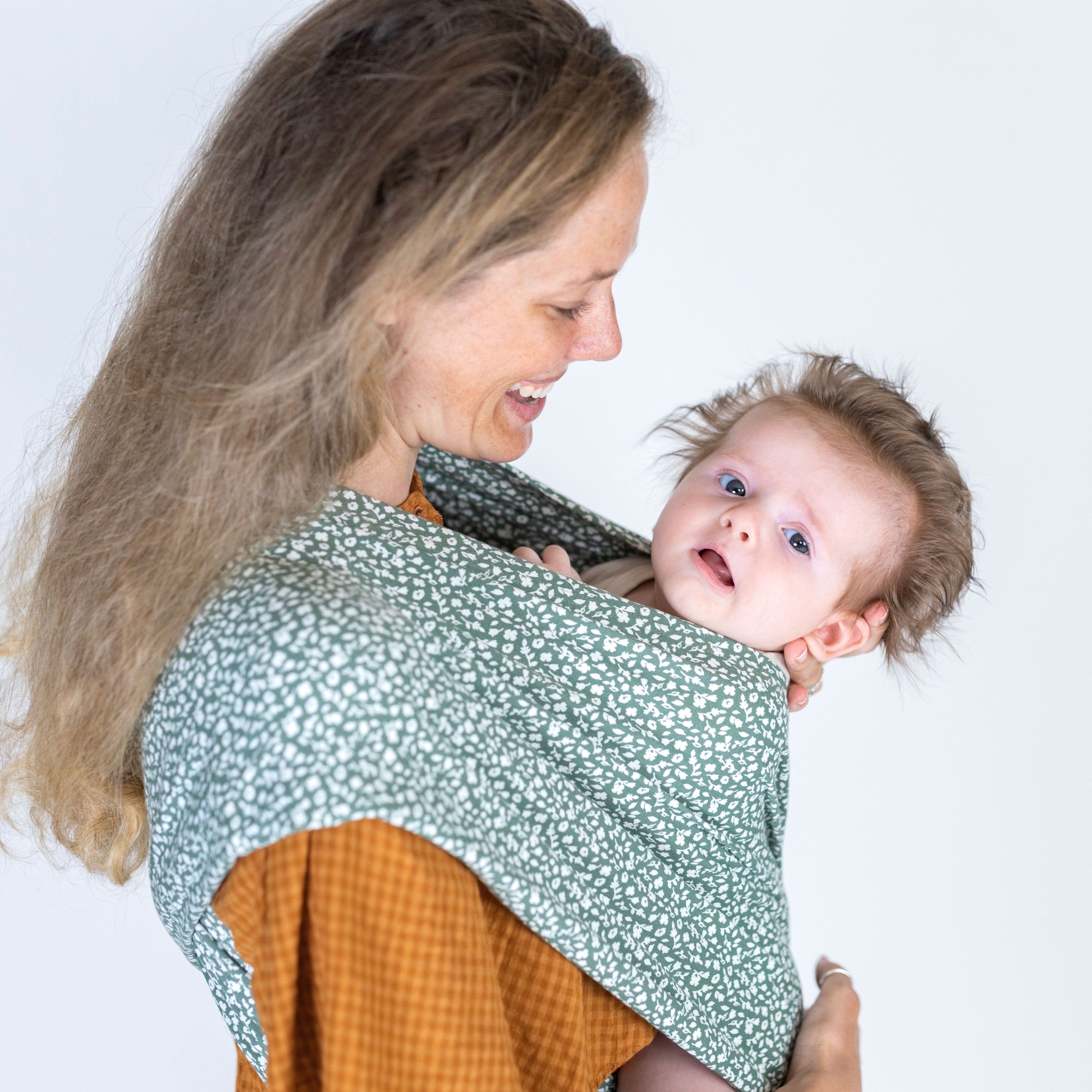 Masilo Godilo Ergonomic Organic Cotton Baby Carrier Wrap – Foliage