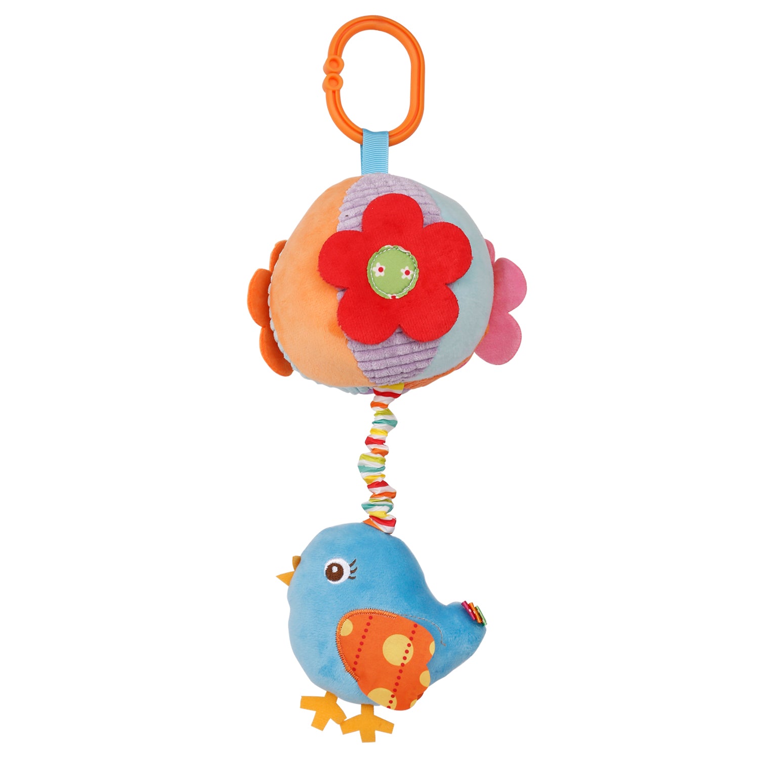 Baby Moo Bird Blue Hanging Pulling Toy