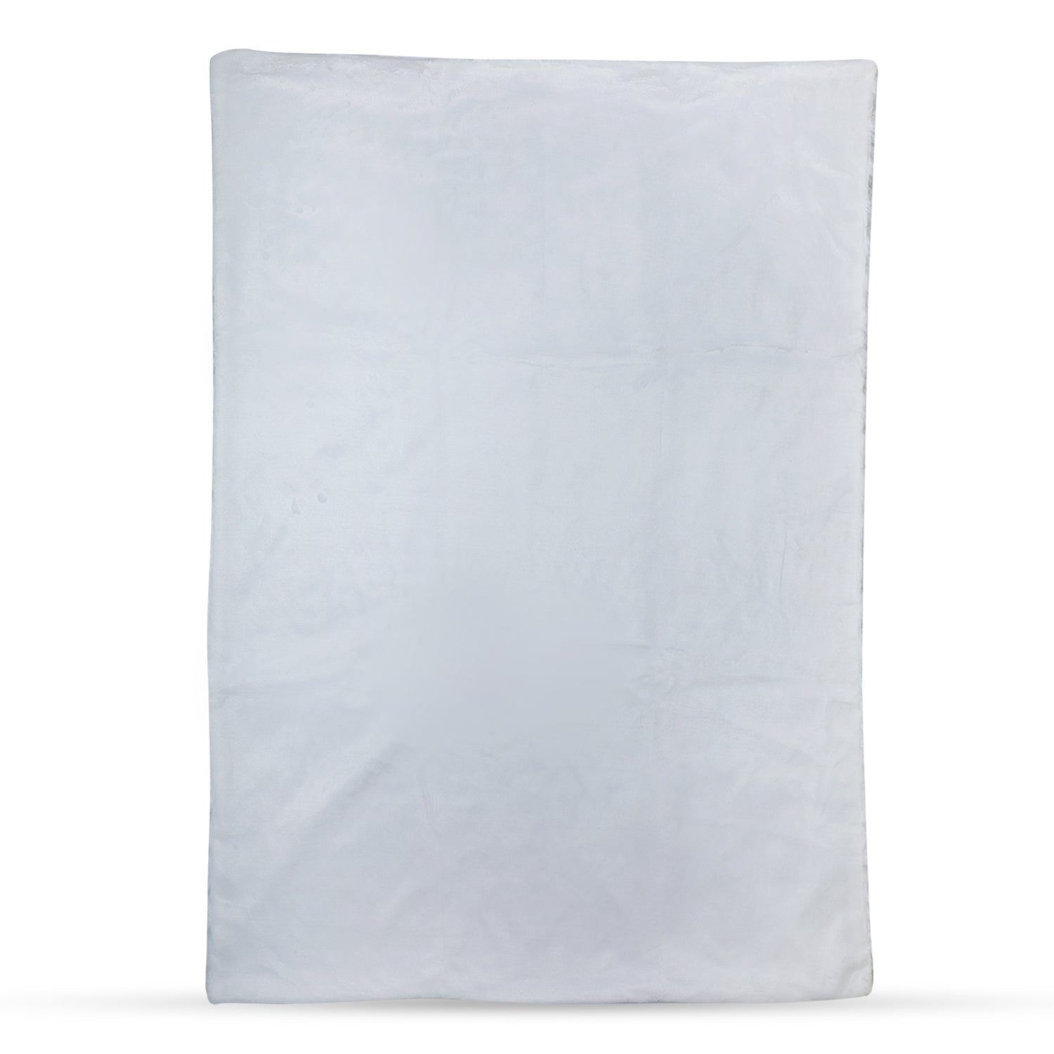 Baby Moo Swirl Fur Luxurious Blanket - White - Baby Moo