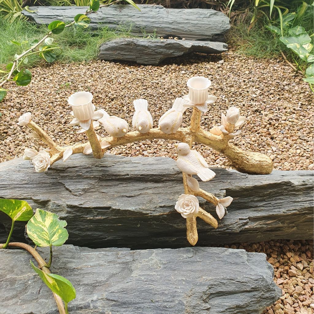 Candle Holder Golden Bough