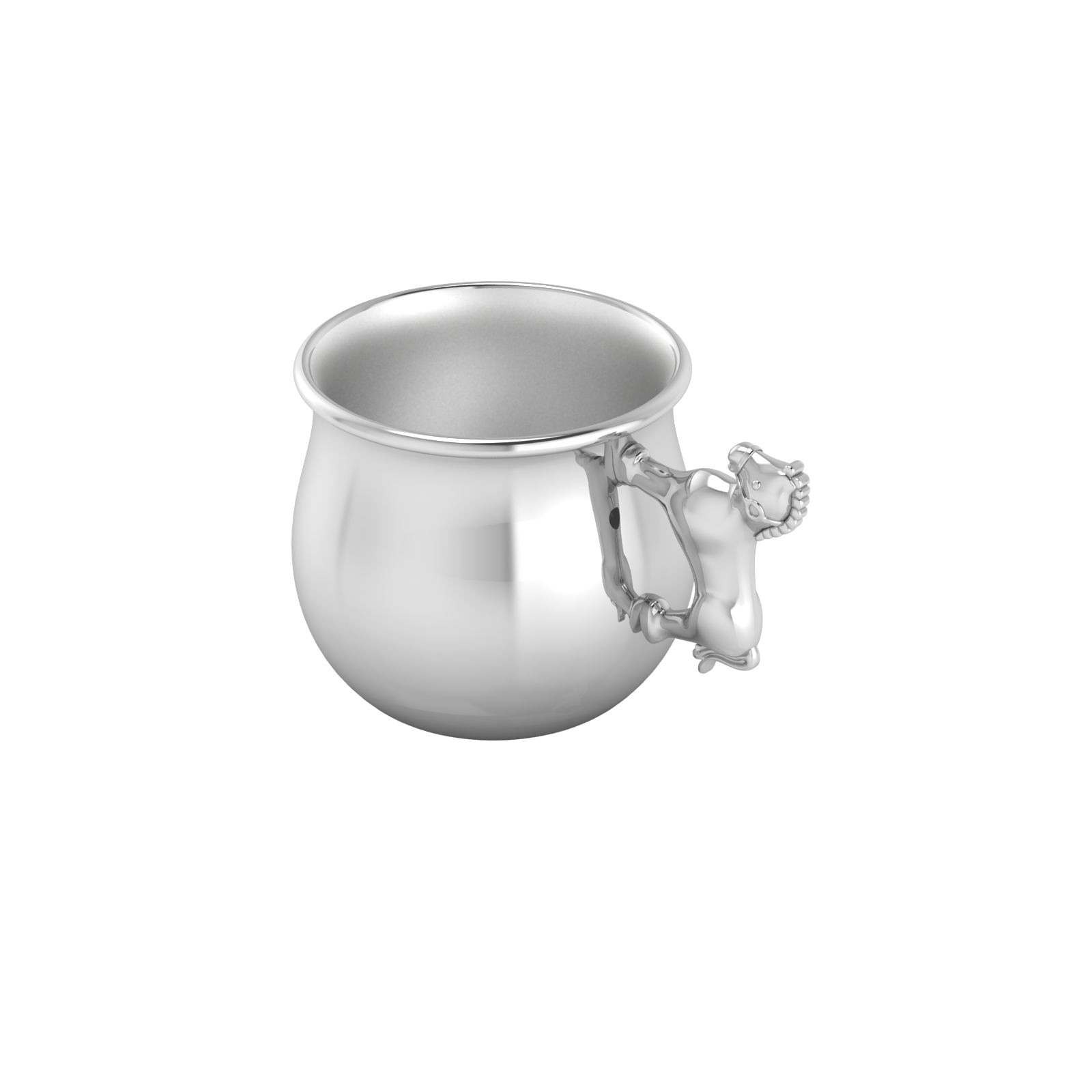 Silver Plated Horse Cup