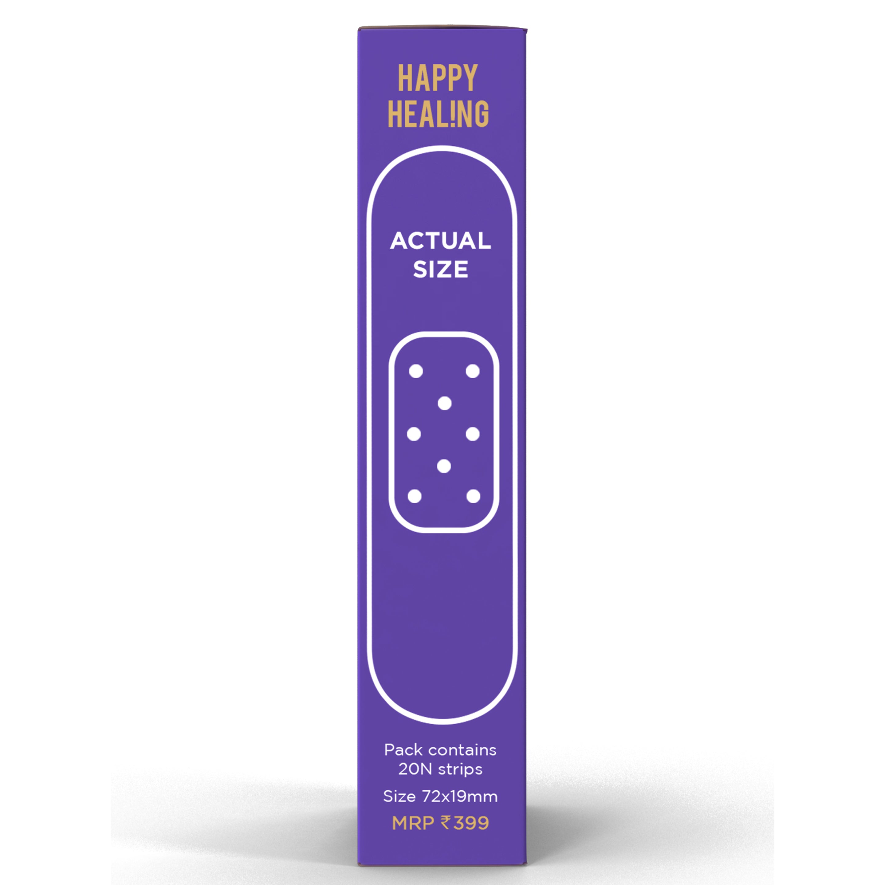 'Ouchie Kids Bandages' 20-Pack (Purple)