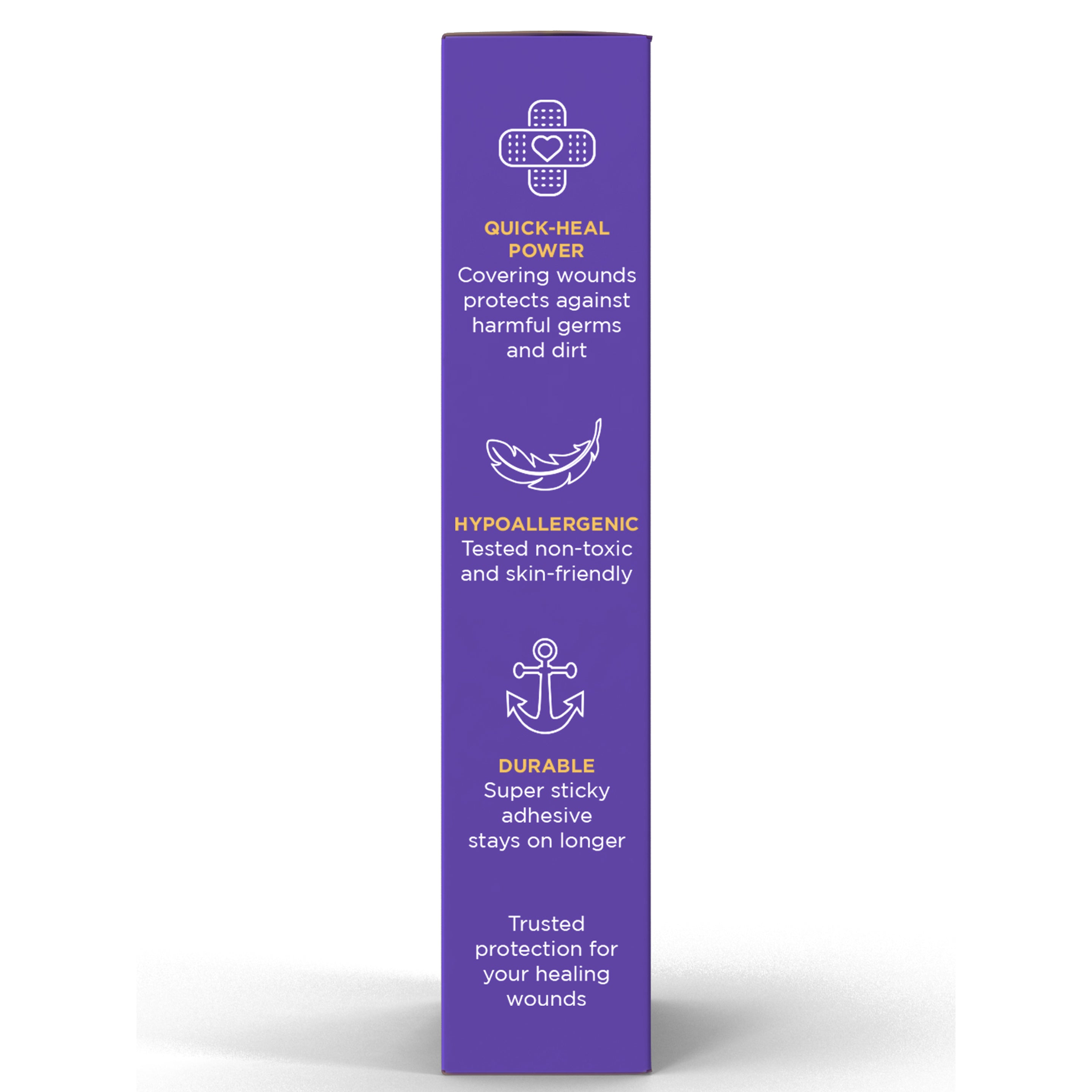 'Ouchie Kids Bandages' 20-Pack (Purple)