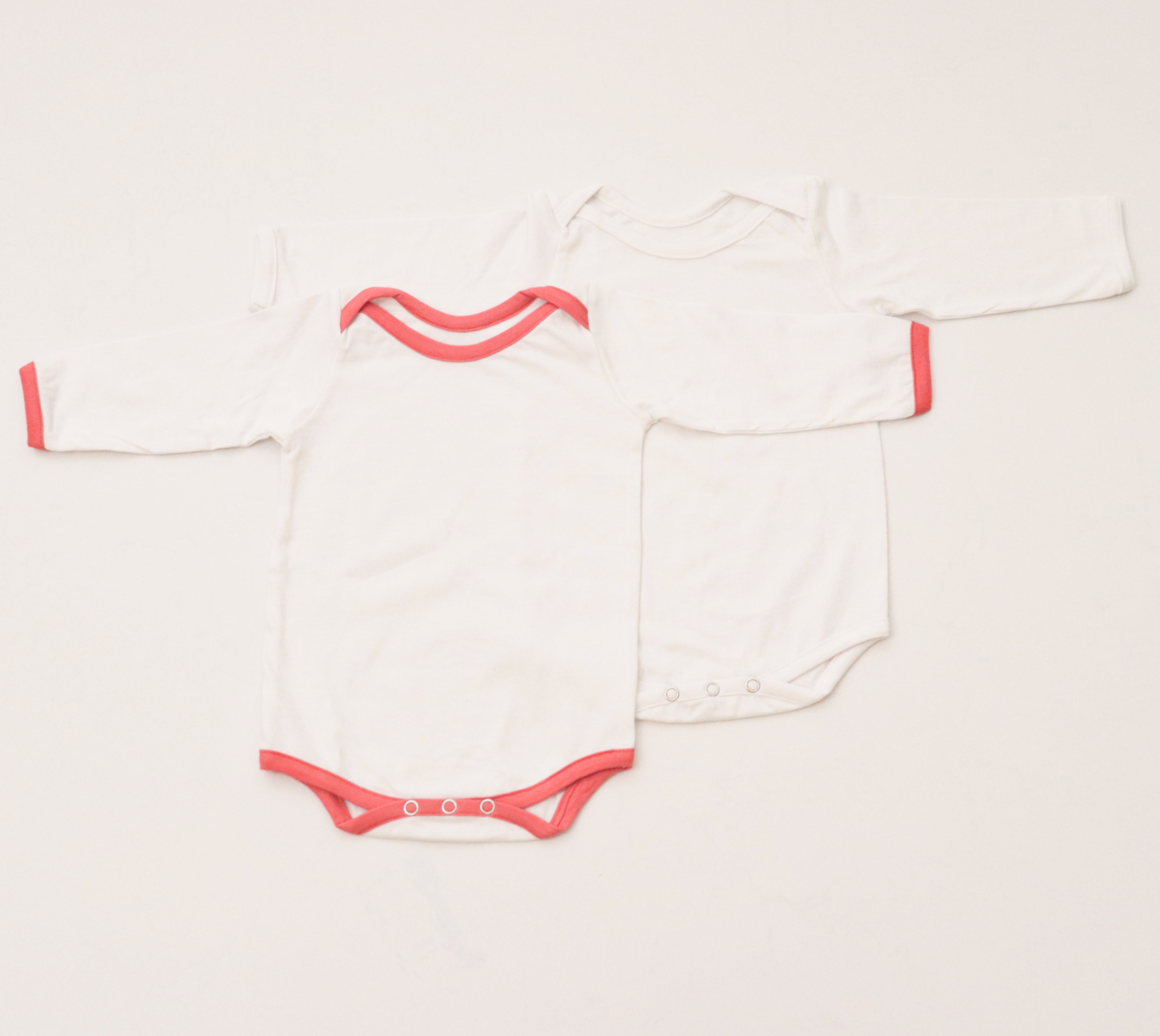 Red Love Bodysuits (Full Sleeves)- Set Of 2