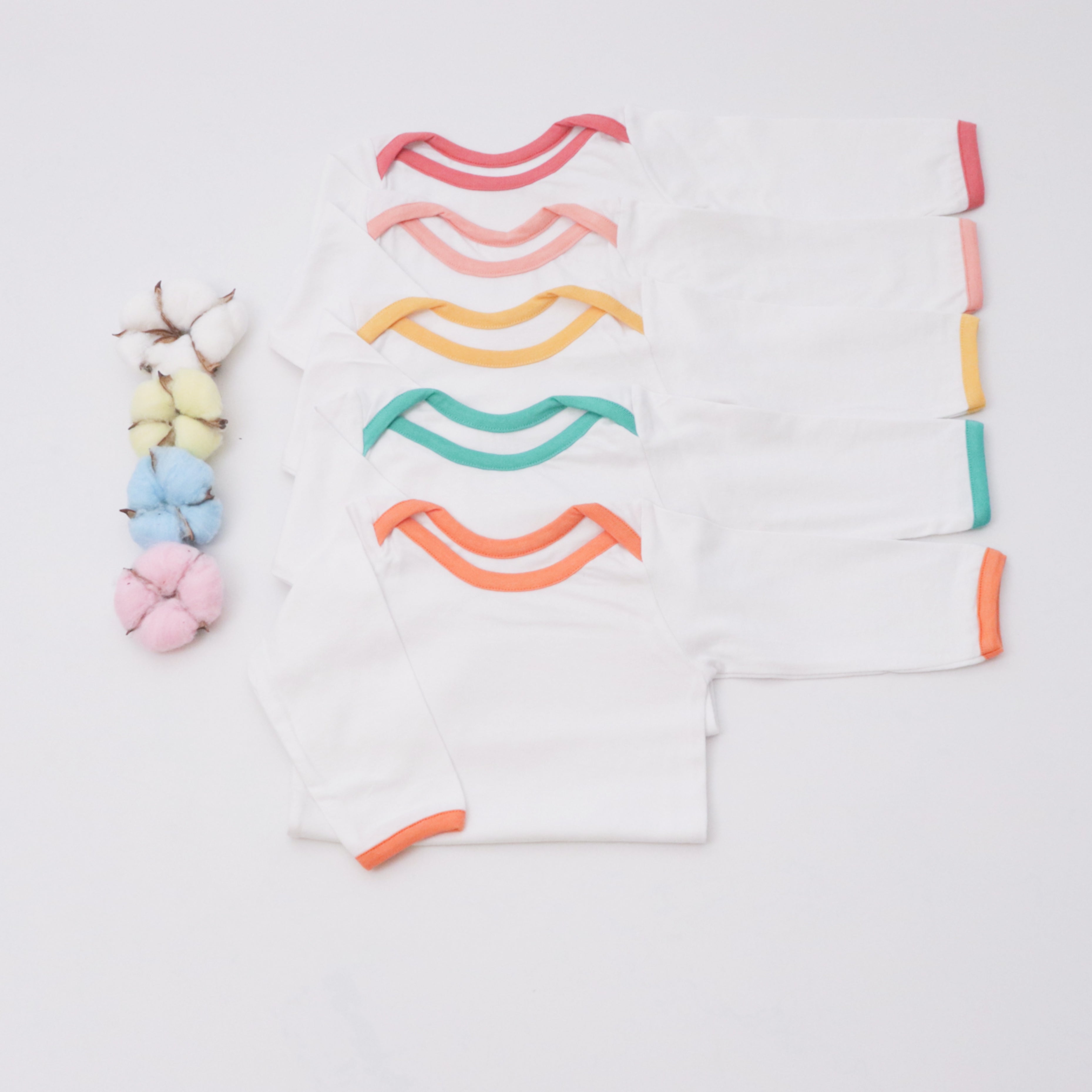 Basic Bodysuits (Full Sleeves) - Set Of 5