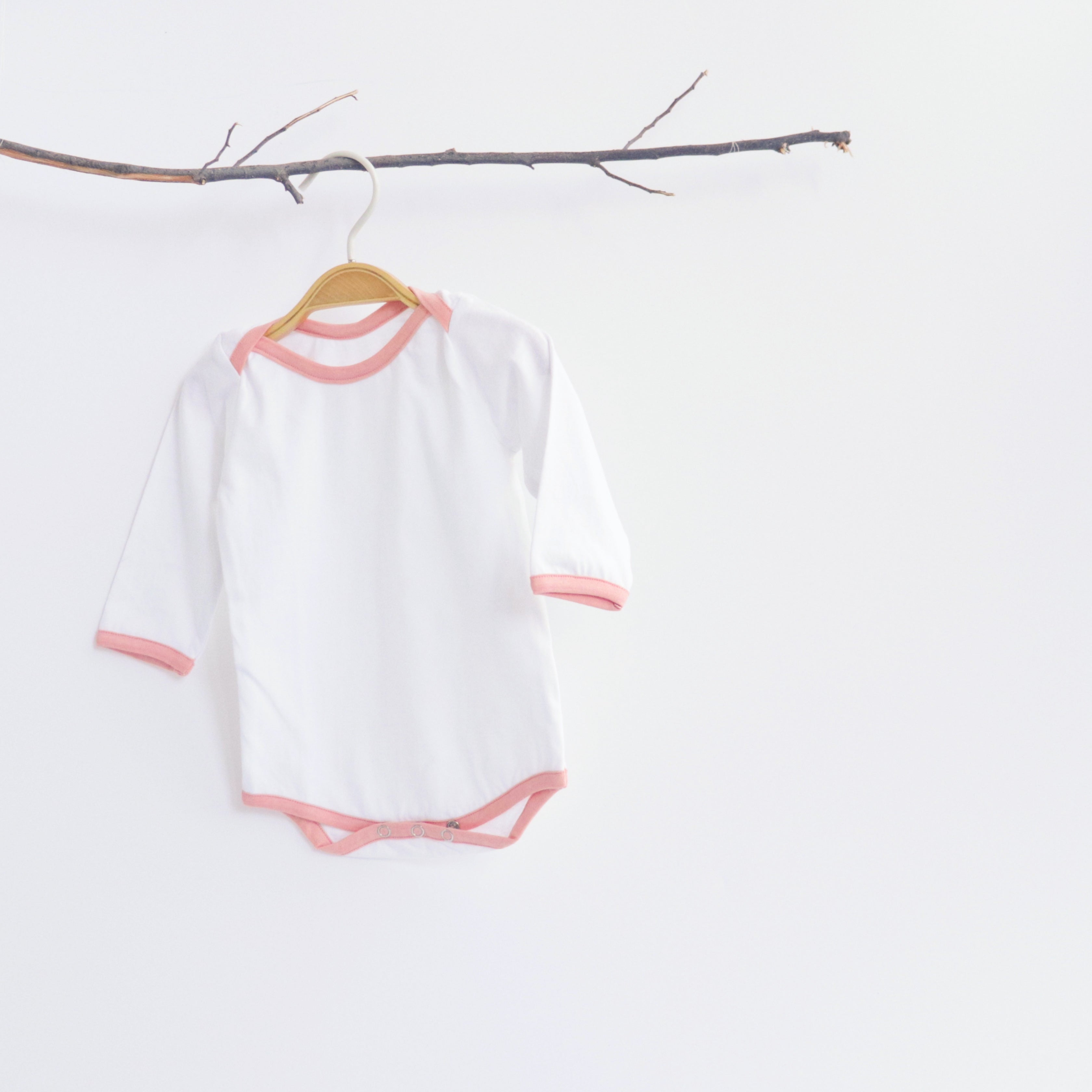 Personalised Bodysuit (Full Sleeves) - Wishes Happy Diwali (Peach Love)