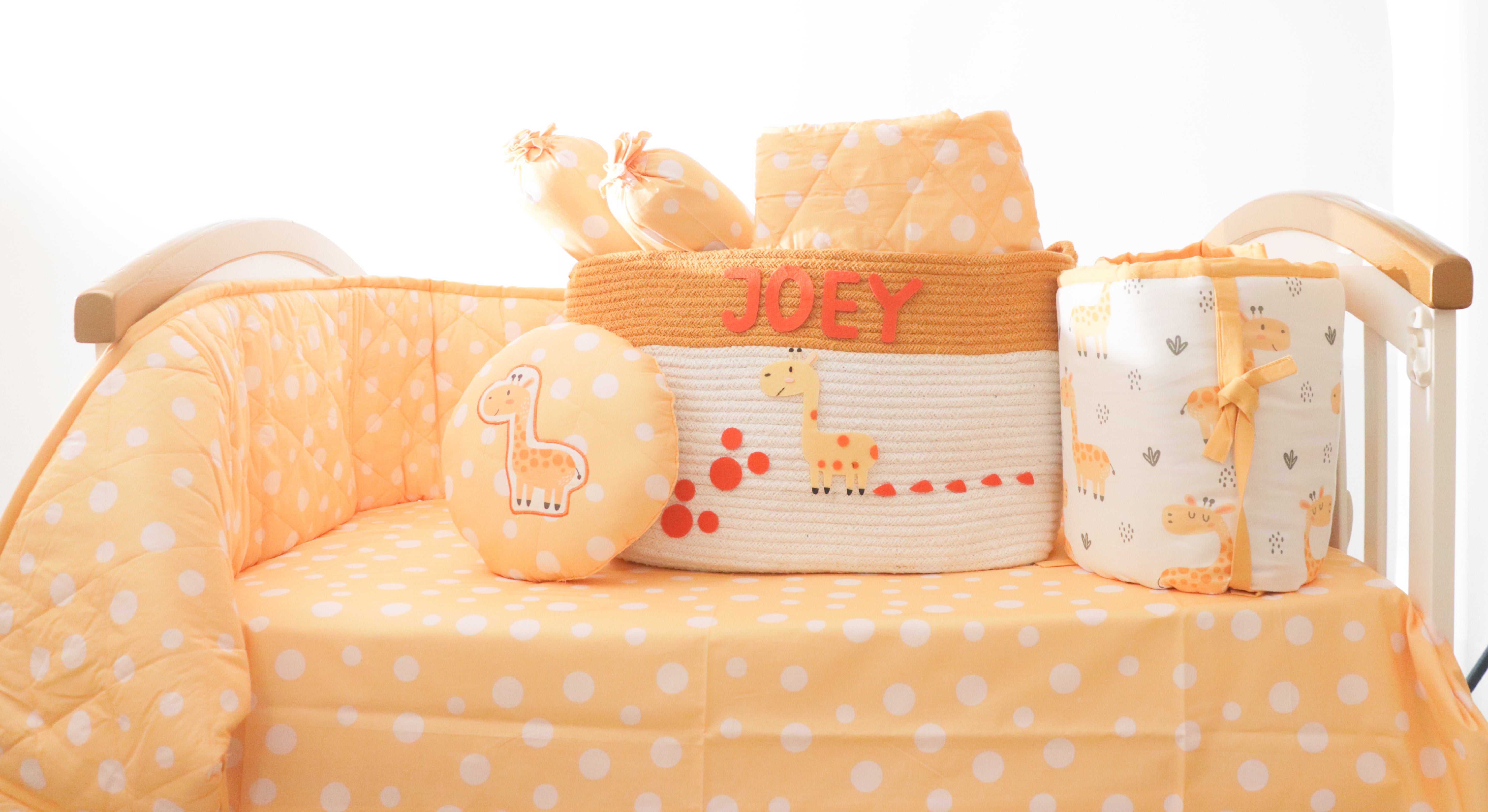 Cute Polka - Organic Cot Bedding Gift Set