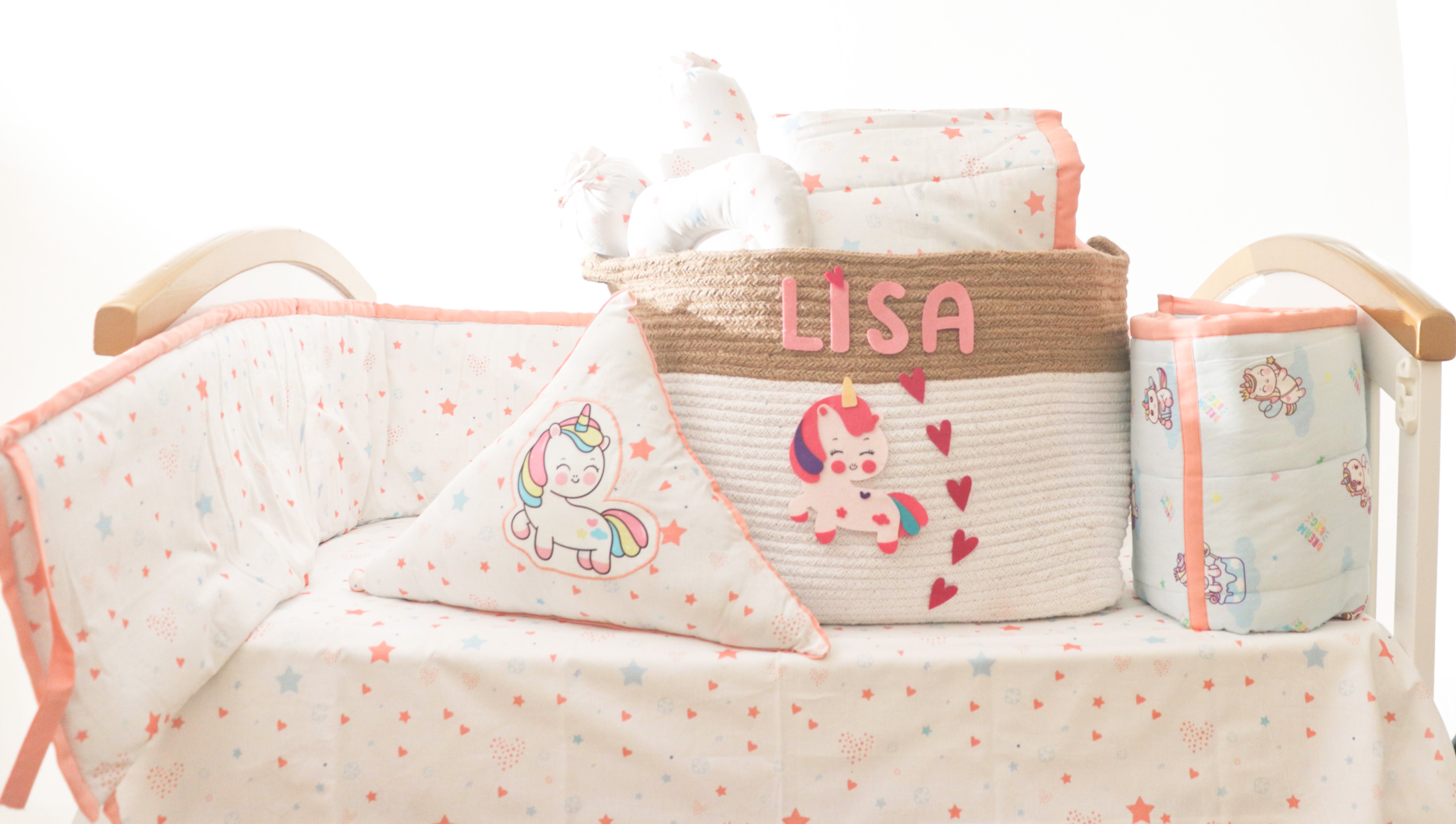 Fairy Dust - Organic Cot Bedding Gift Set