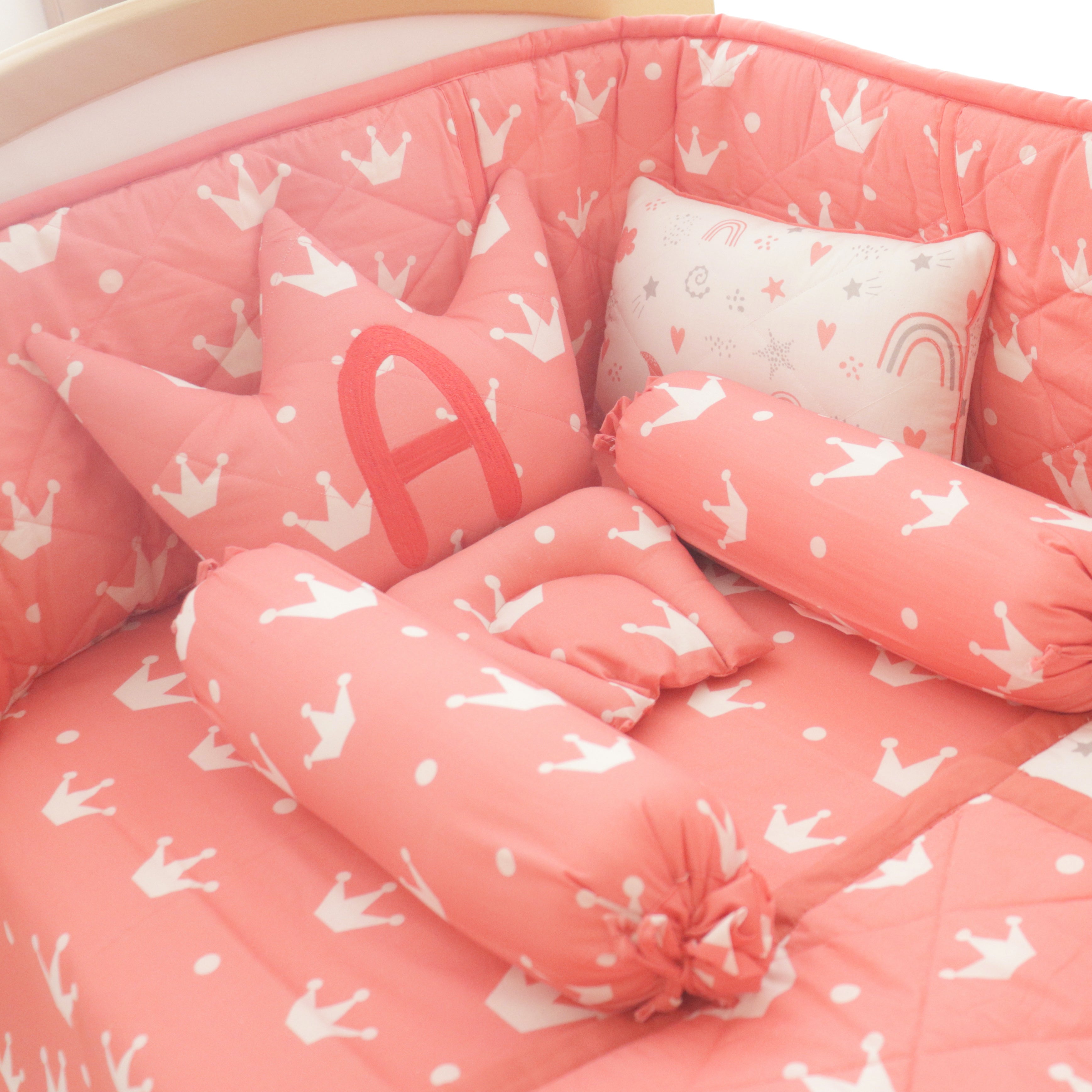 Crowns- Organic Cot Bedding Gift Set