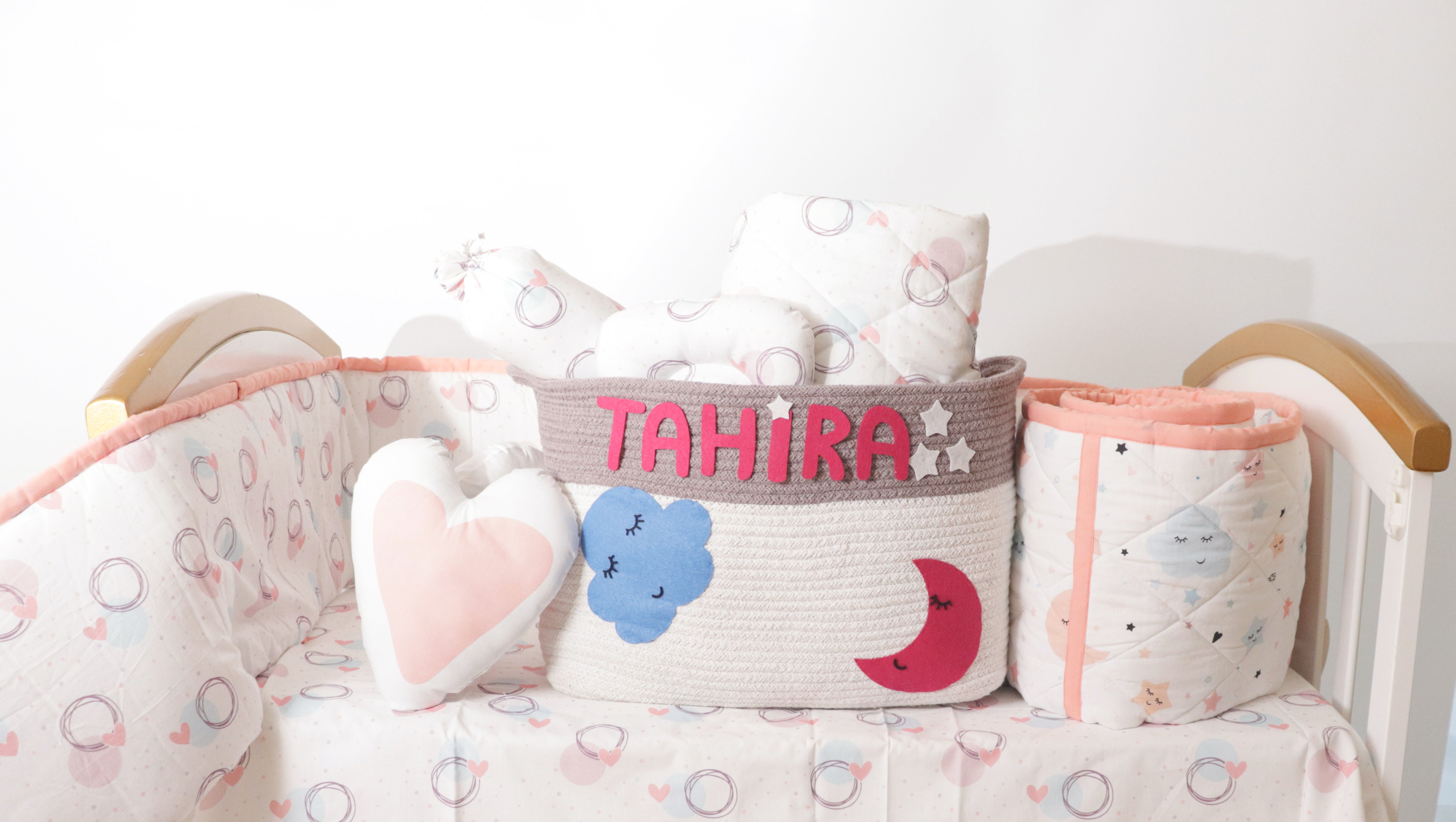 Circle Of Love - Organic Cot Bedding Gift Set