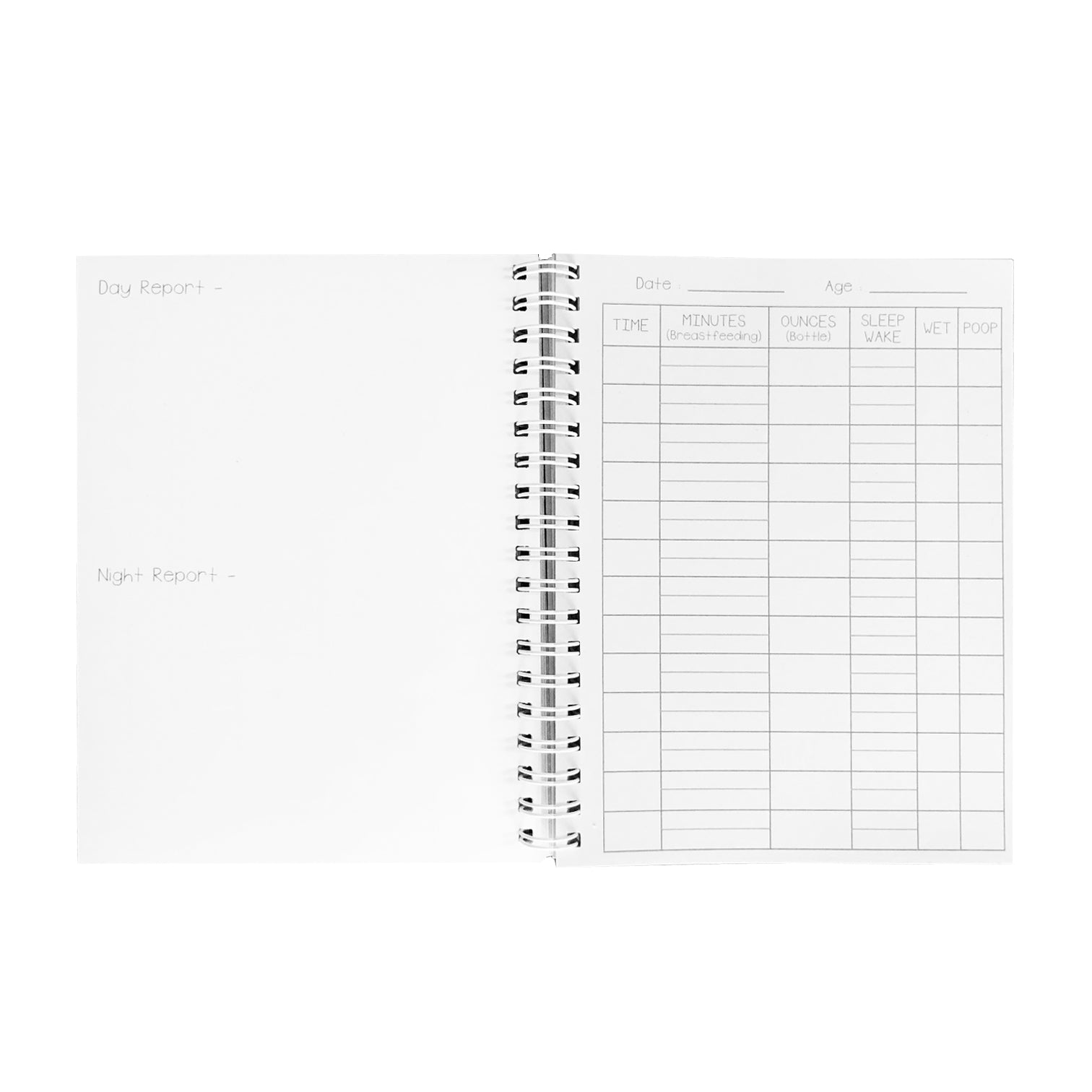 A Baby's Daily Log Book - Chevron