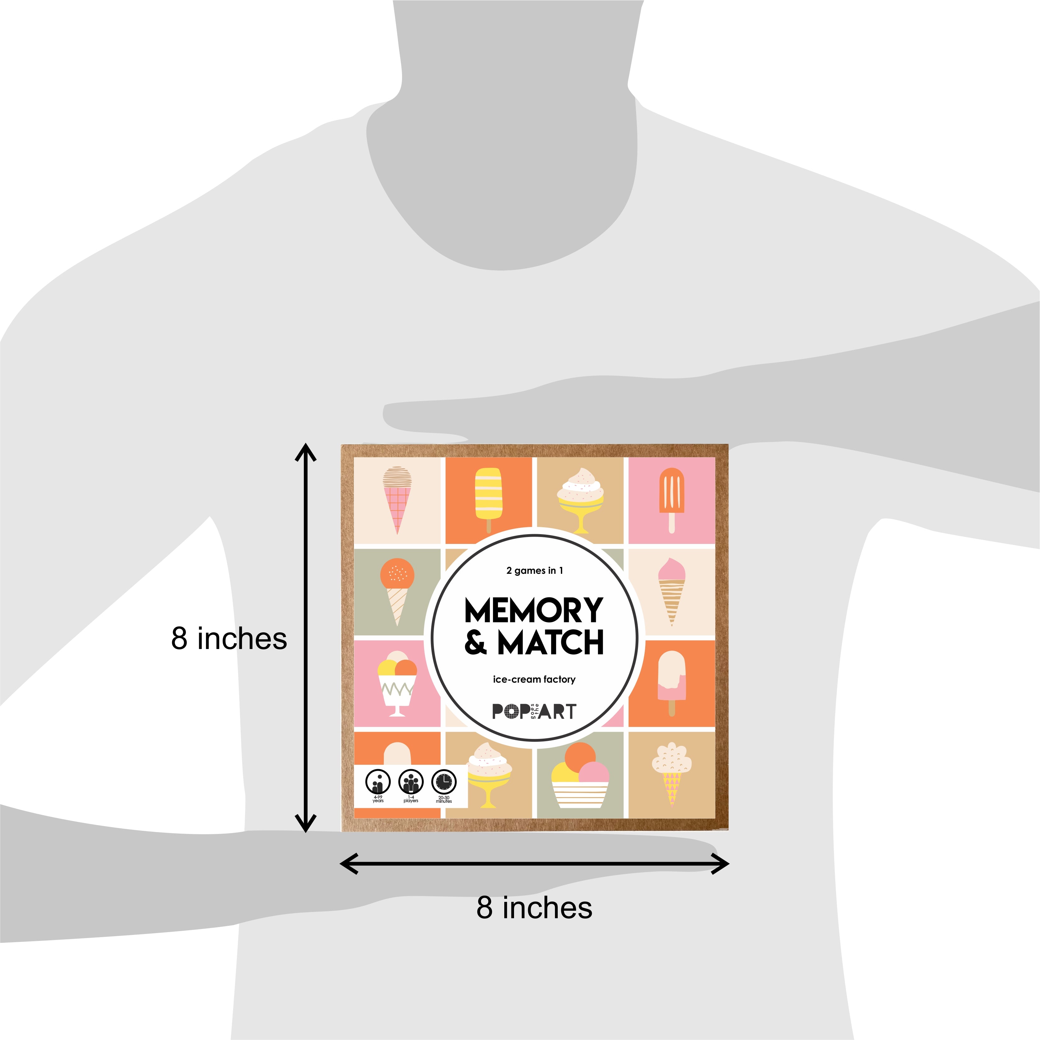 Memory and Match Game - Ice Cream Factory
