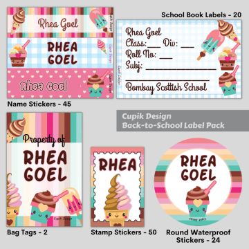 Icecream - Back To School Label Pack