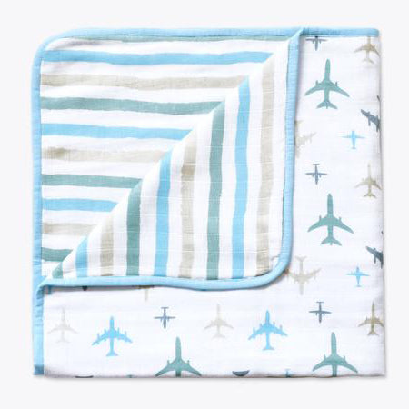 Masilo Organic Muslin Stroller Blanket - Dream Wings