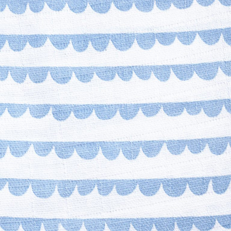 Masilo Organic Muslin Stroller Blanket - Up, Up & Away(Blue)