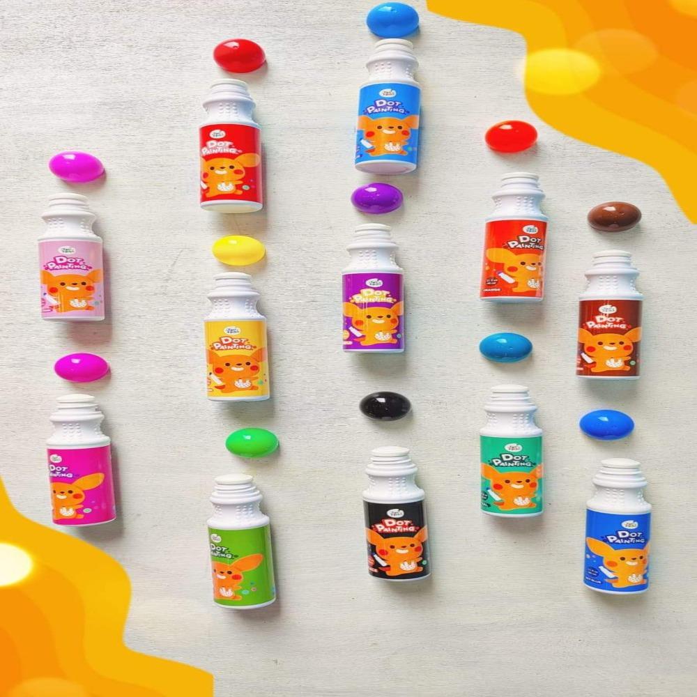 Jar Melo Dot Painting 12 Colors-Arts & Crafts-Jarmelo-Toycra